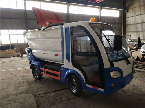 山西客戶訂購兩臺電動后裝壓縮垃圾車發(fā)車，祝周總一路順風(fēng)