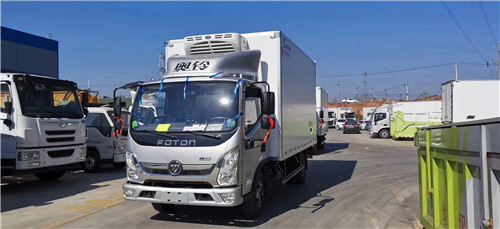 國(guó)六奧鈴速運(yùn)冷藏車，18方國(guó)六冷藏車，康明斯130馬力冷藏車