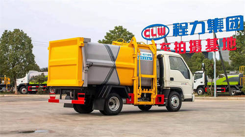 你見過藍(lán)牌側(cè)裝壓縮垃圾車嗎？
